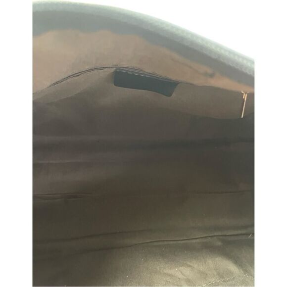 Designer Fashion Black Gray Monogram Large Bag - Picture 8 of 8